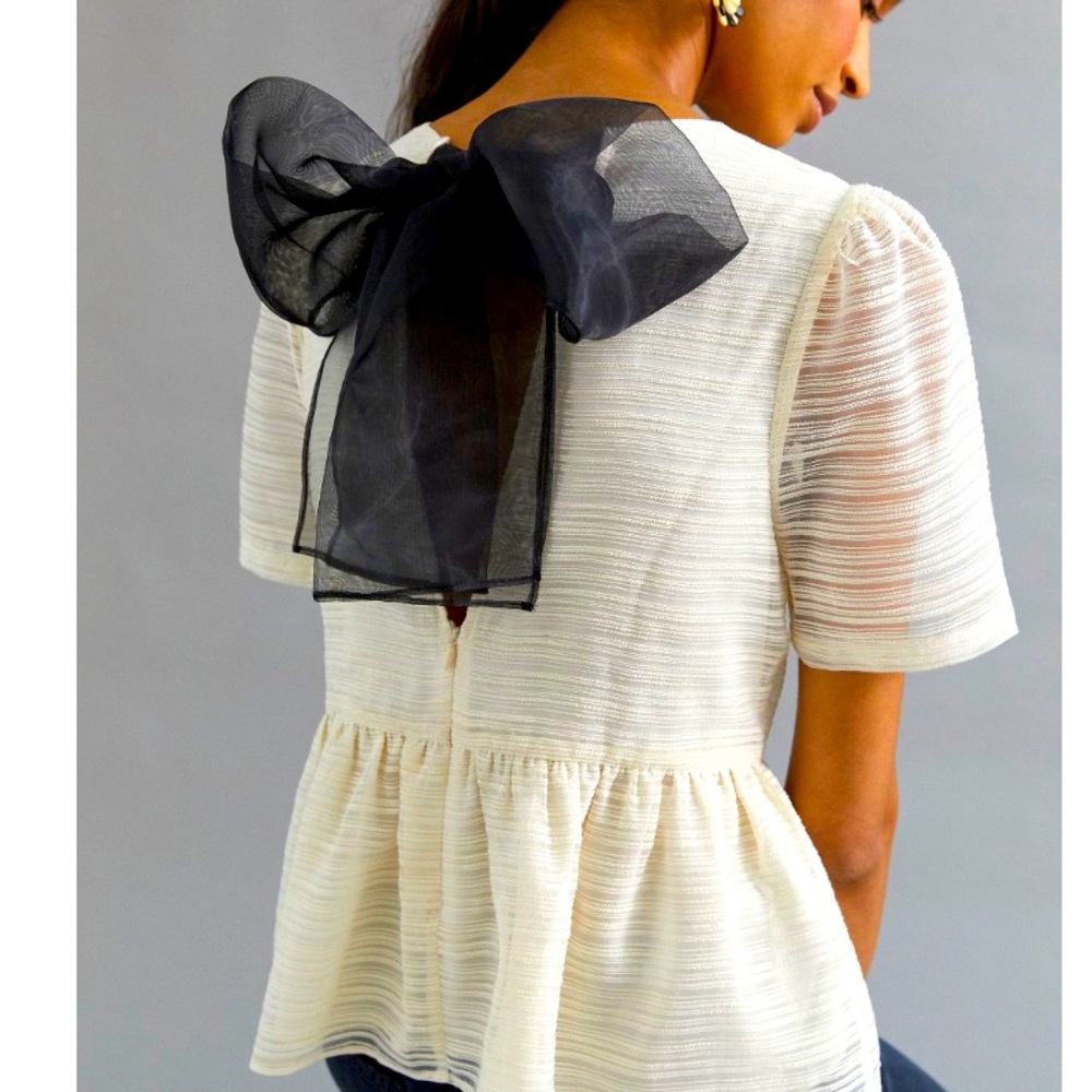 Sunday in Brooklyn Asher Bow Back Blouse